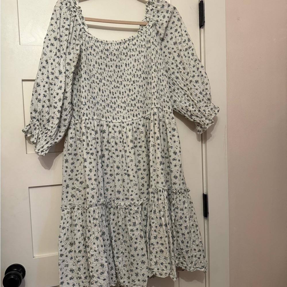 Ivy City Co Short Madeline Dress Blue - Picture 2 of 7